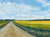 ROAD BETWEEN TWO FIELDS   2004