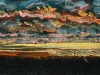 SUNSET OVER BLACK FIELD   2004